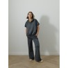 Pantalon en coton - Gris - Majestic filatures