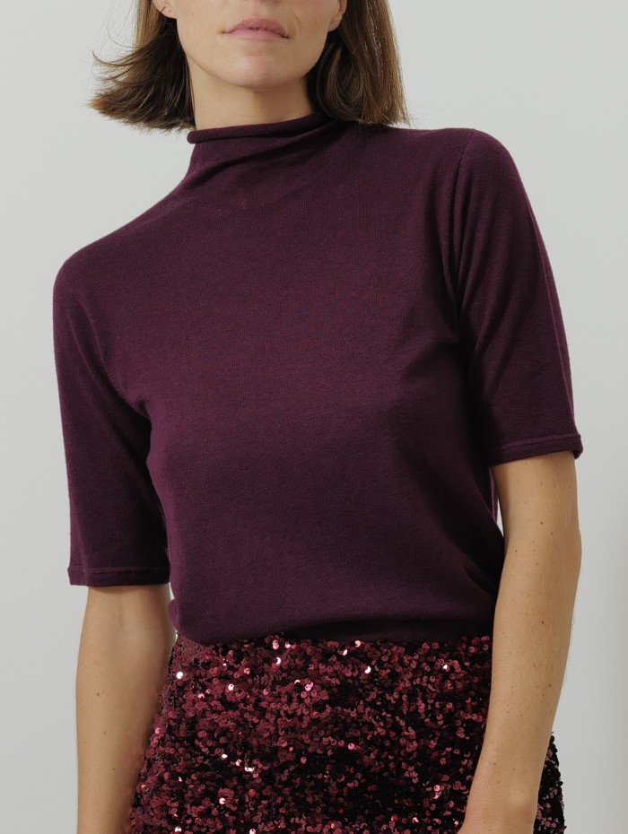 Pull en cachemire - Prune - Majestic filatures