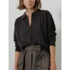 Polo en cachemire -Marron - Majestic filatures