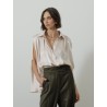 Blouse satinée - Nude - Maison Rabih Kayrouz