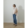 Blouse satinée - Nude - Maison Rabih Kayrouz