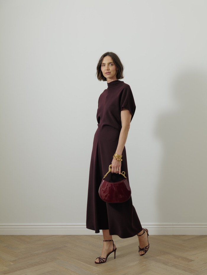 Robe col montant - Bordeaux - 26 Avenue