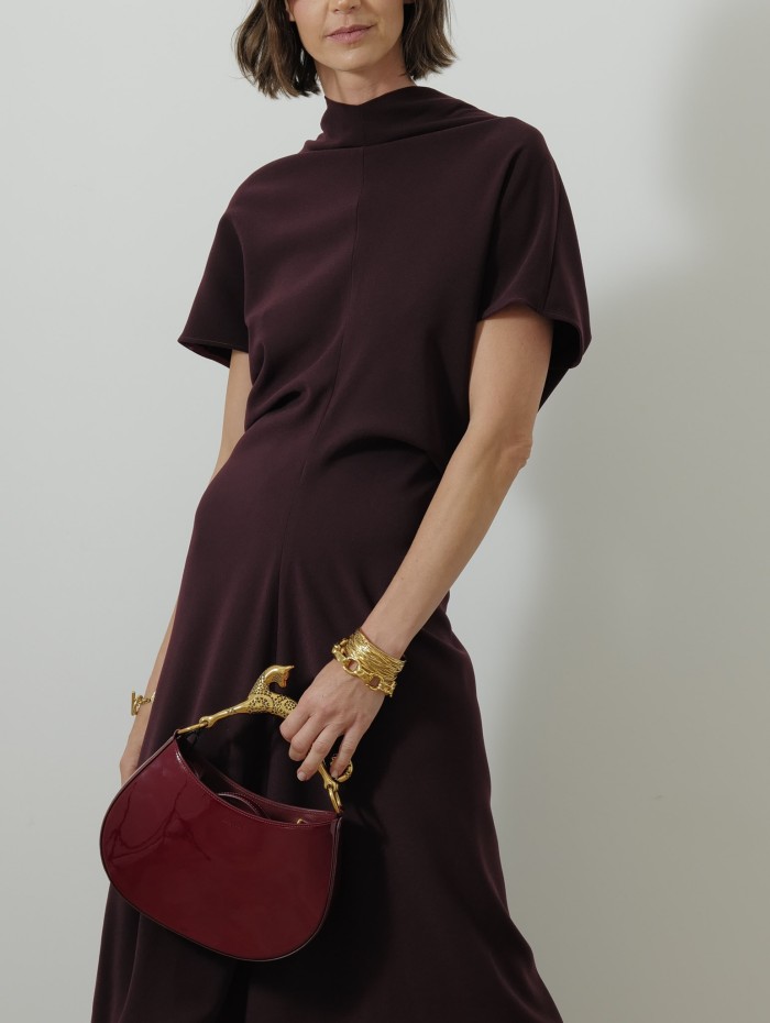 Robe col montant - Bordeaux - 26 Avenue