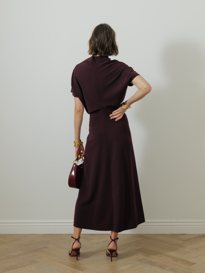Robe col montant - Bordeaux - 26 Avenue
