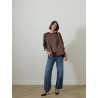 Blouse à boutons - Chocolat - 26 Avenue