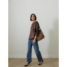 Blouse à boutons - Chocolat - 26 Avenue