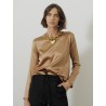 Blouse en soie - Cognac - 26 Avenue