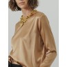 Blouse en soie - Cognac - 26 Avenue