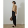 Pantalon taille élastique - Noir - 26 Avenue