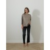 Blouse à boutons - Taupe