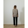 Blouse à boutons - Taupe
