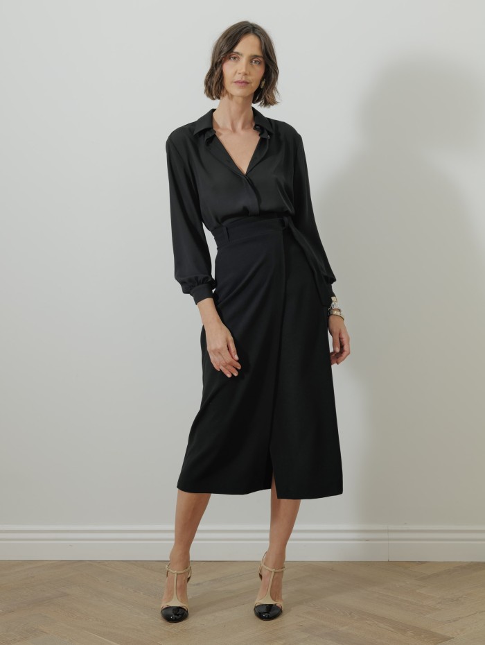 Robe-chemise - Noire