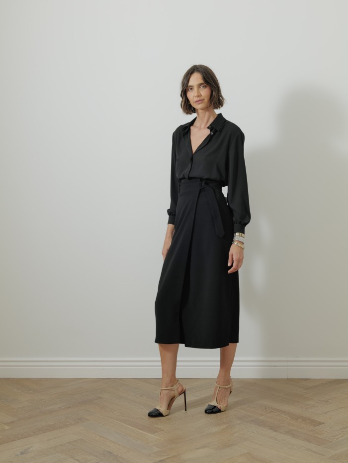 Robe-chemise - Noire