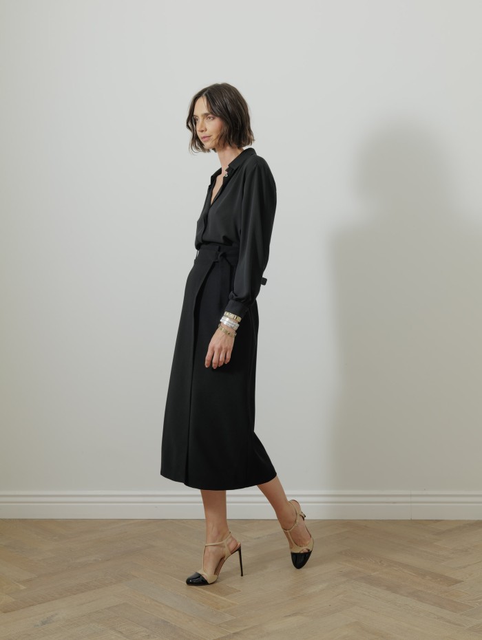 Robe-chemise - Noire