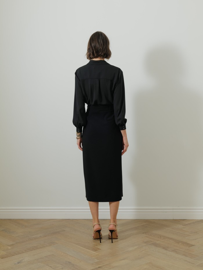 Robe-chemise - Noire