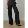 Pantalon palazzo - Noir - 26 avenue
