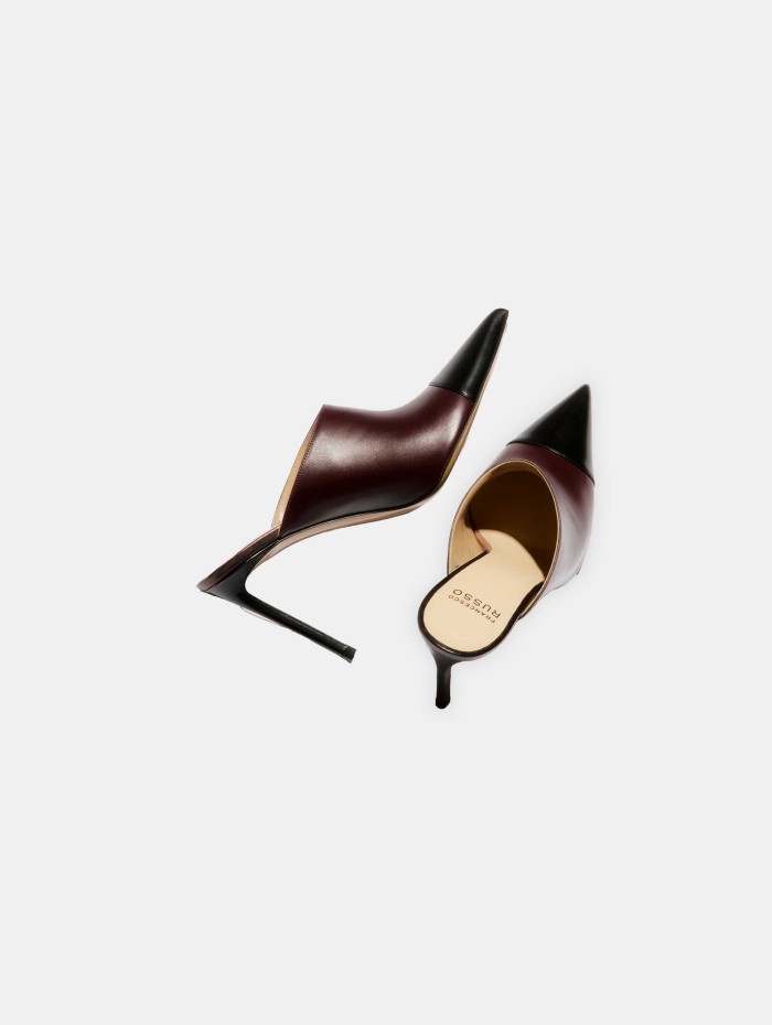 Mules bicolores en cuir de veau - Ripi019 - Aquazzura