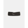 Ceinture longue en cuir - Noir - Max Mara