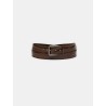 Ceinture longue en cuir - Chocolat -- Max Mara