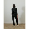 Veste de blazer - Grise - Majestic filatures