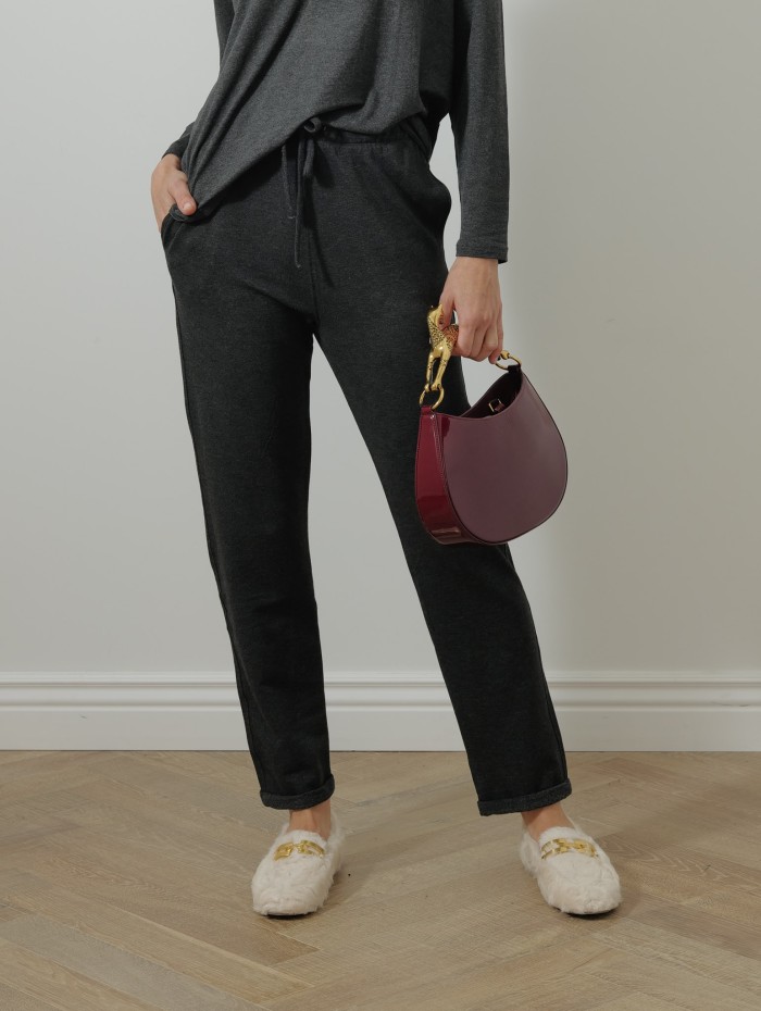 Pantalon fluide - Gris foncé - Majestic filatures