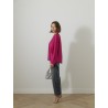 Top fushia - Charmeuse - Maison Rabih kayrouz