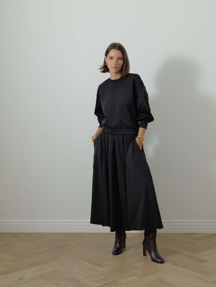 Top à col rond - Axel long sleeve top - Ulla johnson