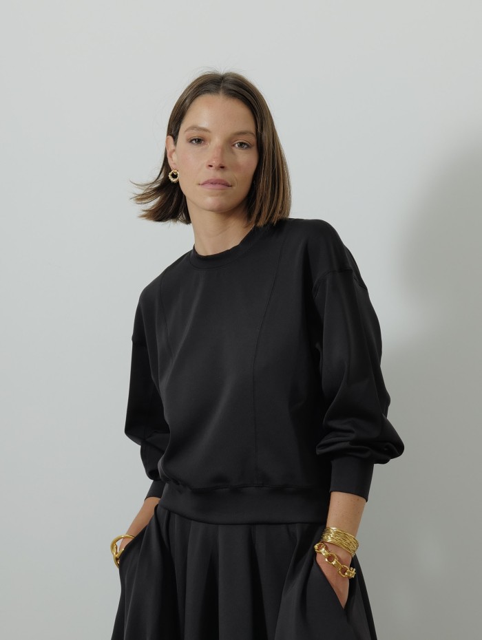 Top à col rond - Axel long sleeve top - Ulla johnson