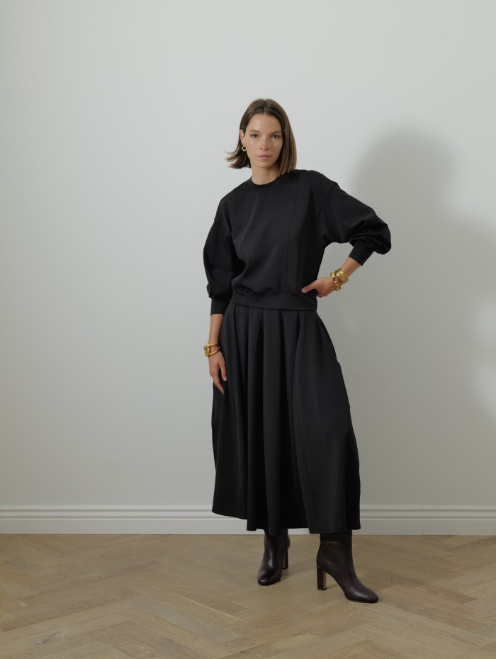 Top à col rond - Axel long sleeve top - Ulla johnson