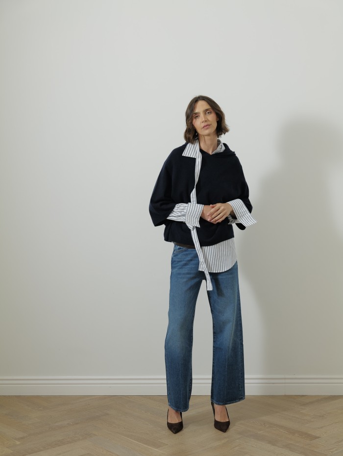 Sweat à capuche - Marine