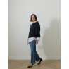 Sweat à capuche - Marine