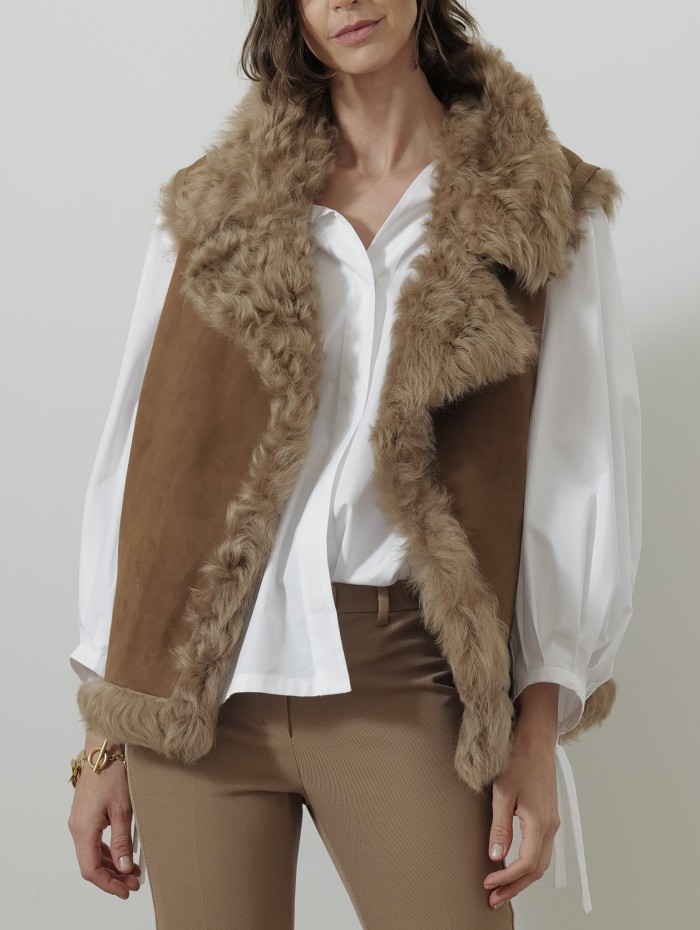 Veste réversible en cuir et peau lainée - Kasia - Mackage