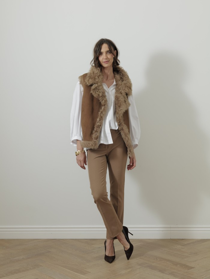 Veste réversible en cuir et peau lainée - Kasia - Mackage