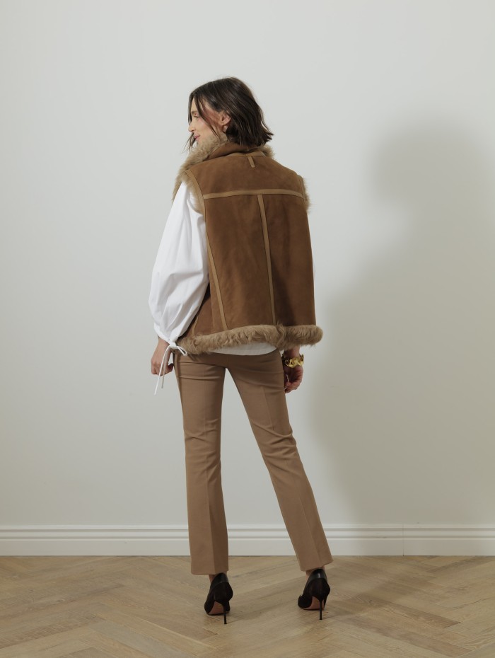 Veste réversible en cuir et peau lainée - Kasia - Mackage