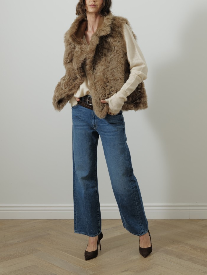 Veste réversible en cuir et peau lainée - Kasia - Mackage