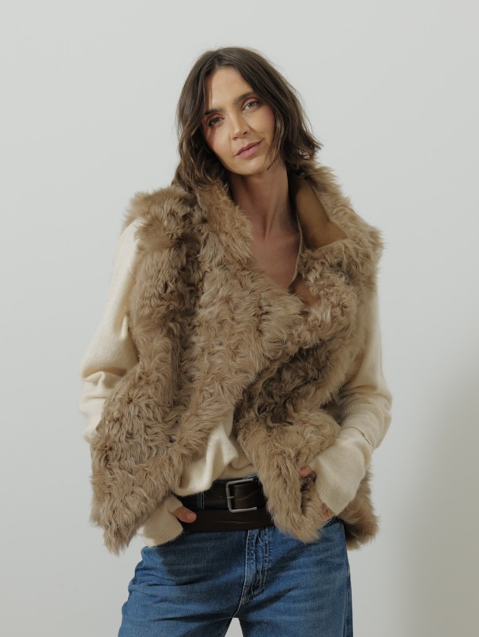 Veste réversible en cuir et peau lainée - Kasia - Mackage