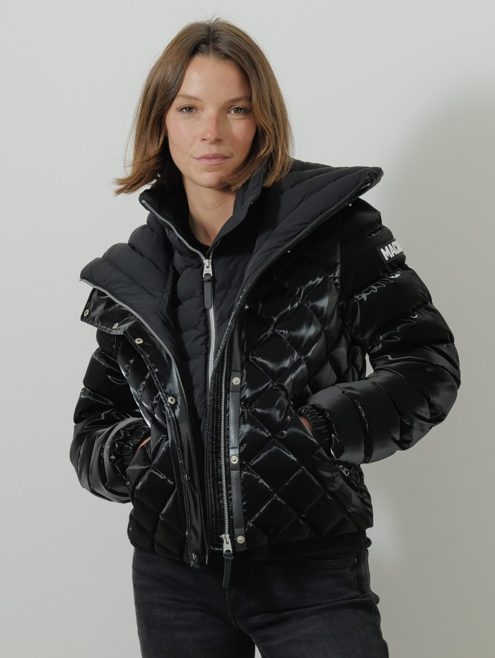 Doudoune matelassée cuir vernis - Yvette - Mackage