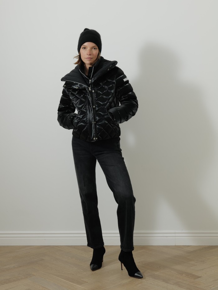 Doudoune matelassée cuir vernis - Yvette - Mackage