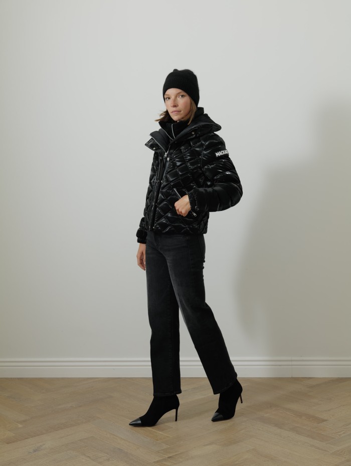 Doudoune matelassée cuir vernis - Yvette - Mackage