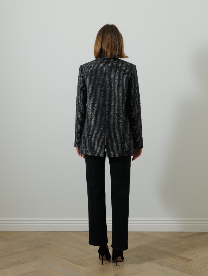 Veste en tweed - Grise - Maison Rabih Kayrouz