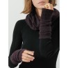 Mitaines longues - Aubergine - Majestic Filatures