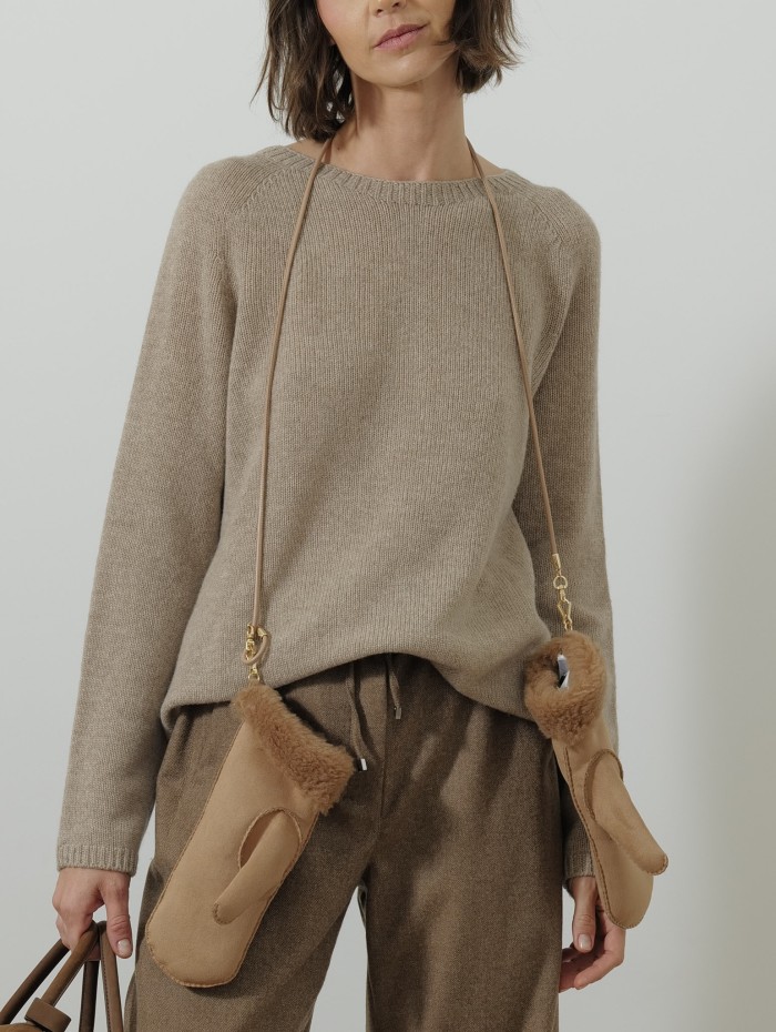 Pull col rond laine et cachemire - Georges - Max Mara