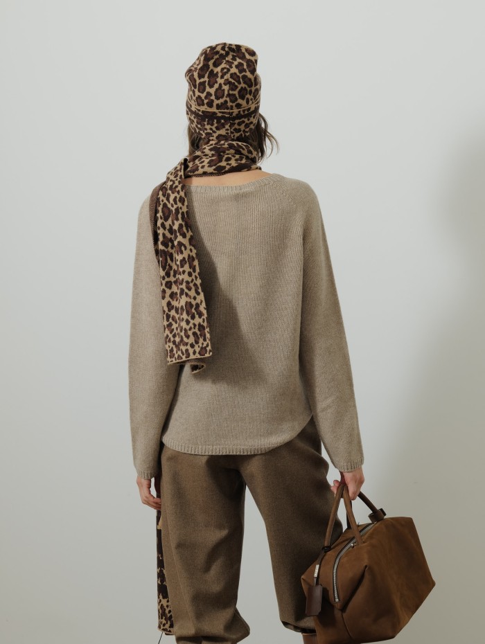 Pull col rond laine et cachemire - Georges - Max Mara