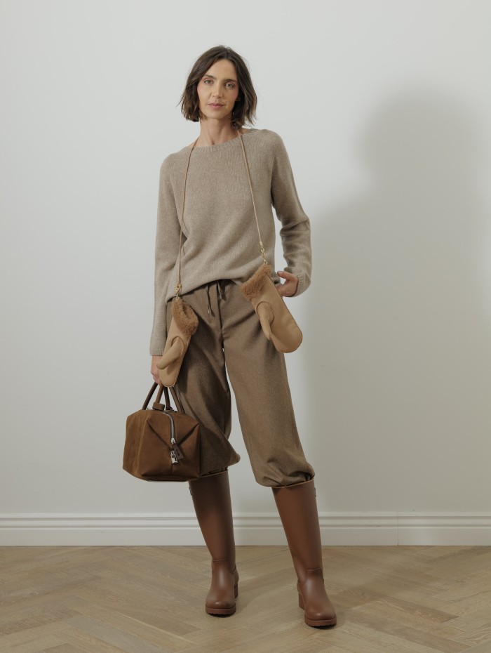 Pull col rond laine et cachemire - Georges - Max Mara