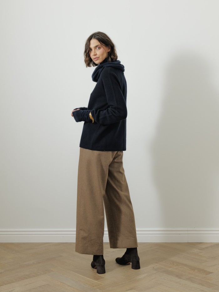 Pull col rond laine et cachemire - Georges - Max mara