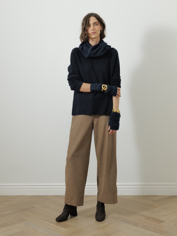 Pull col rond laine et cachemire - Georges - Max mara