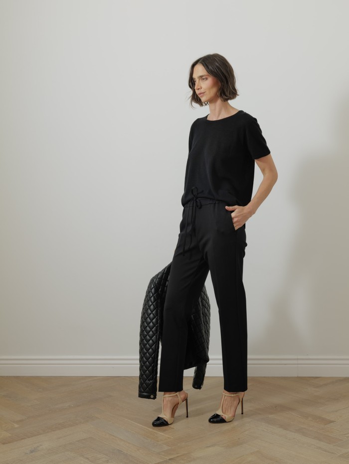 Top en cachemire - Noir - Majestic filatures