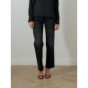 Jean noir - The mid rise rambler zip flood - Mother