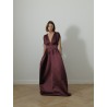 Robe longue - Bordeaux - Maison Rabih Kayrouz