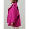 Manteau laine et cachemire - Fushia - Maison Rabih Kayrouz